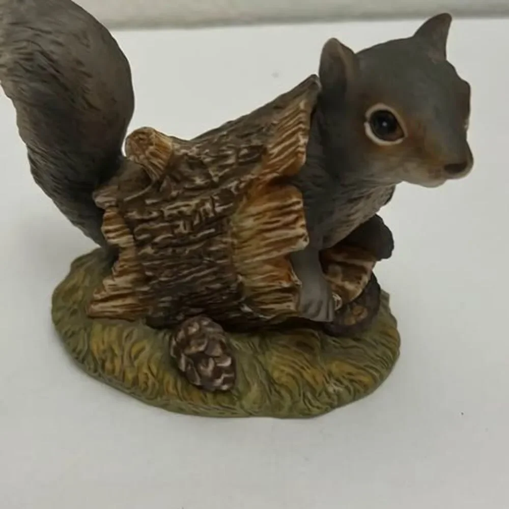 Vintage HOMCO Masterpiece Porcelain Woodland Animal Figurines - Set of 3